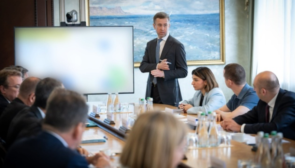 Source-supplied image for: Koretskyi discusses Ukraine's financial needs with advisors to European leaders